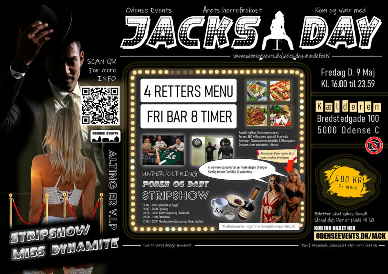 Årets herrefrokost - Jacks Day - Odense Events D. 9 Maj 2025