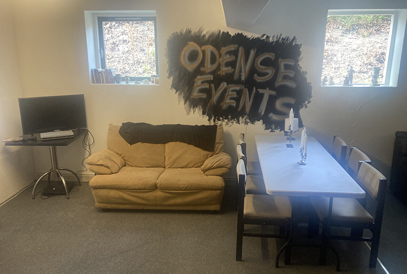 Den usmagelige kælder - Lån vores lokale - Billede af selskabslokalet