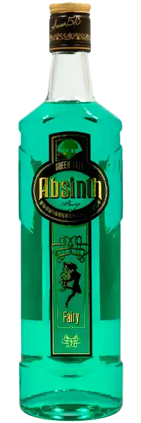 Pokerdealer til fest og servering af Green Tree Fairy Absint