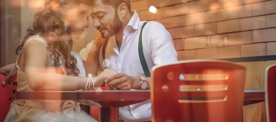 Romantisk middag med din elskede